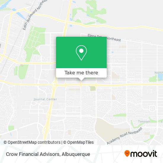 Mapa de Crow Financial Advisors
