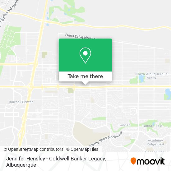 Jennifer Hensley - Coldwell Banker Legacy map