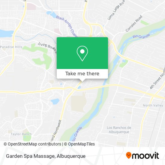 Garden Spa Massage map