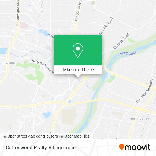 Cottonwood Realty map