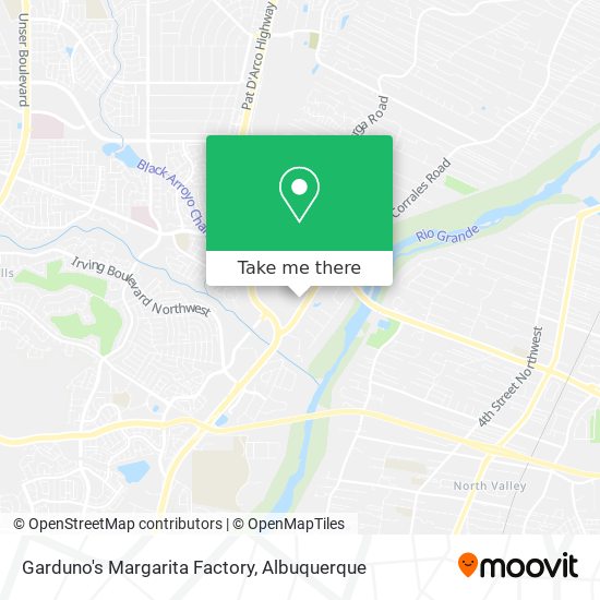 Garduno's Margarita Factory map