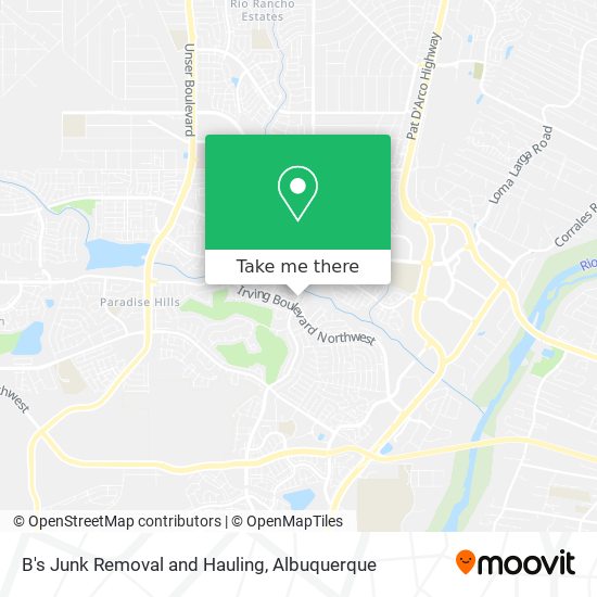 Mapa de B's Junk Removal and Hauling