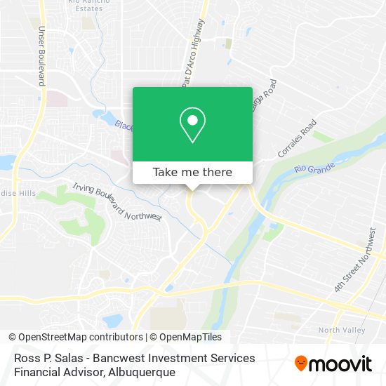 Ross P. Salas - Bancwest Investment Services Financial Advisor map