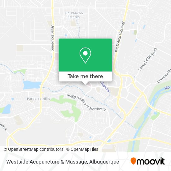 Mapa de Westside Acupuncture & Massage