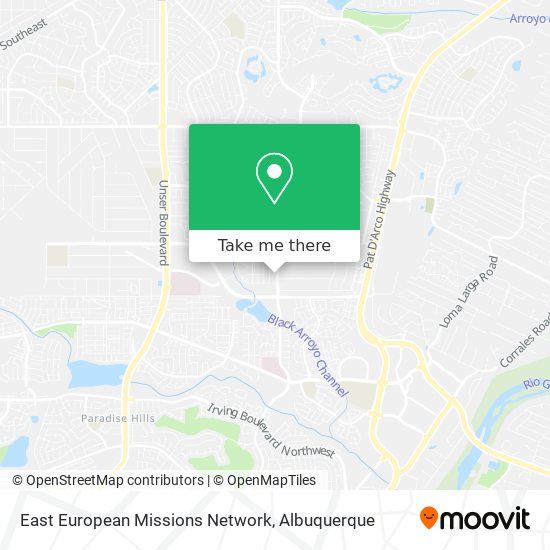 Mapa de East European Missions Network
