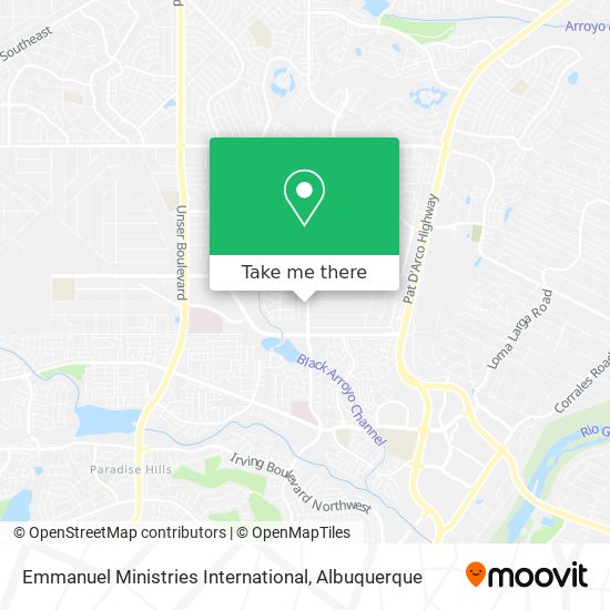 Mapa de Emmanuel Ministries International