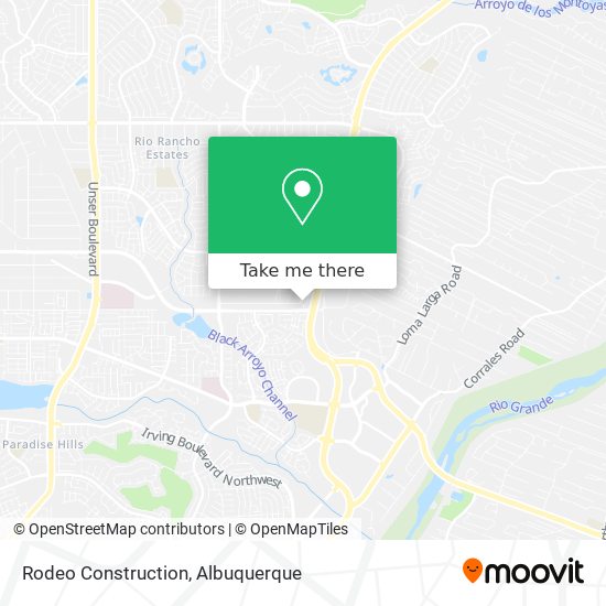 Mapa de Rodeo Construction