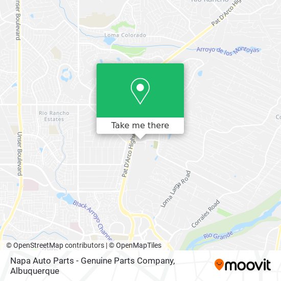 Napa Auto Parts - Genuine Parts Company map