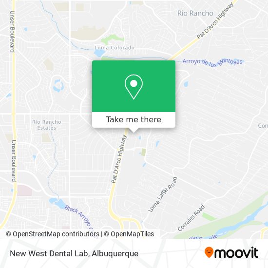 New West Dental Lab map