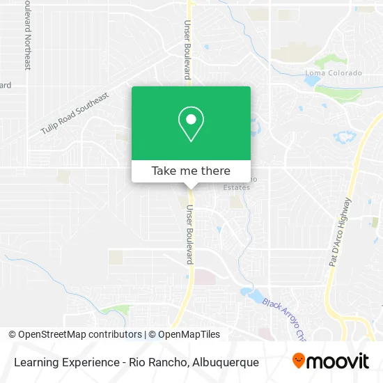 Learning Experience - Rio Rancho map