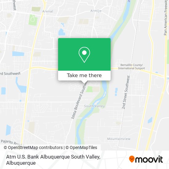 Mapa de Atm U.S. Bank Albuquerque South Valley