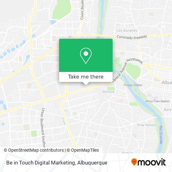 Be in Touch Digital Marketing map