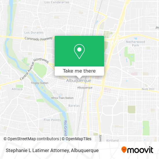 Stephanie L Latimer Attorney map