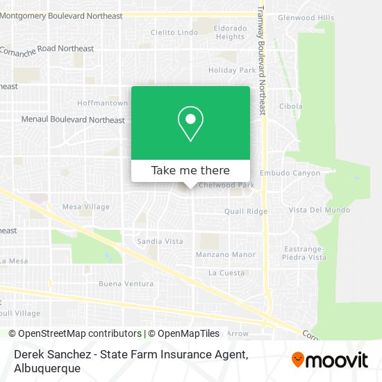 Mapa de Derek Sanchez - State Farm Insurance Agent