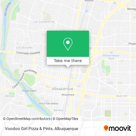 Voodoo Girl Pizza & Pints map