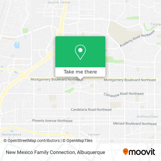 New Mexico Family Connection map