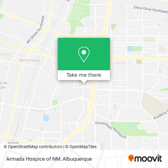 Armada Hospice of NM map