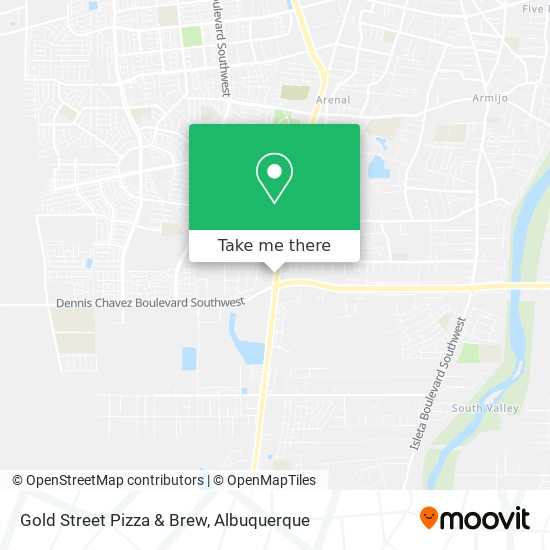 Mapa de Gold Street Pizza & Brew