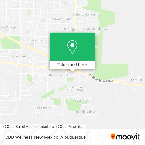 CBD Wellness New Mexico map