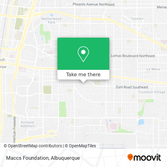 Maccs Foundation map