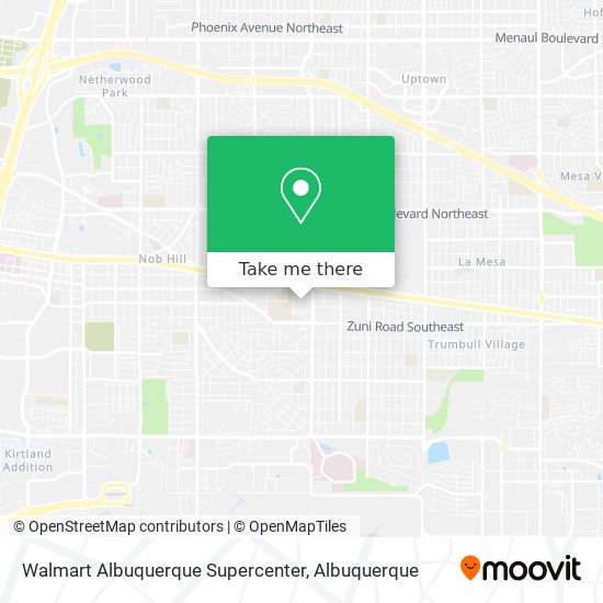 Walmart Albuquerque Supercenter map