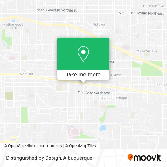 Distinguished by Design map