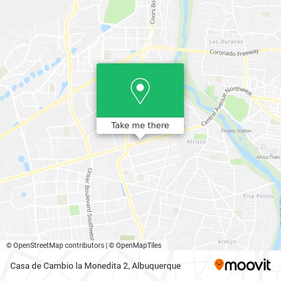 Mapa de Casa de Cambio la Monedita 2