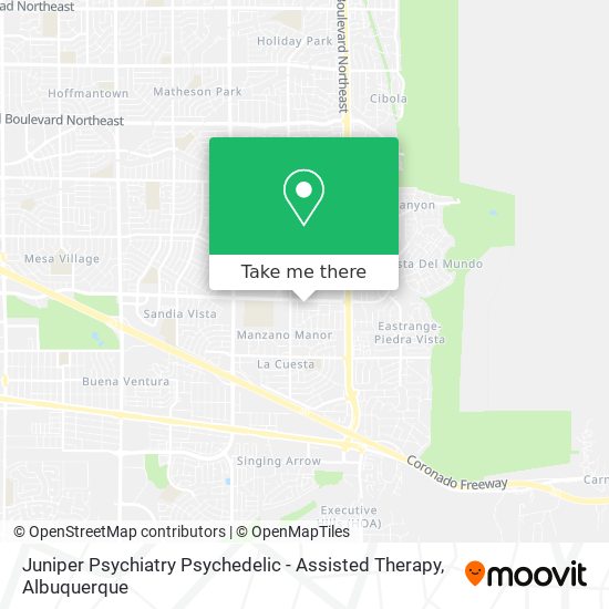 Juniper Psychiatry Psychedelic - Assisted Therapy map