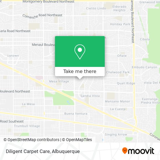 Mapa de Diligent Carpet Care