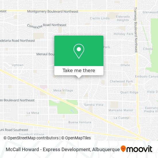McCall Howard - Express Development map
