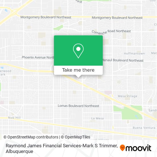 Mapa de Raymond James Financial Services-Mark S Trimmer