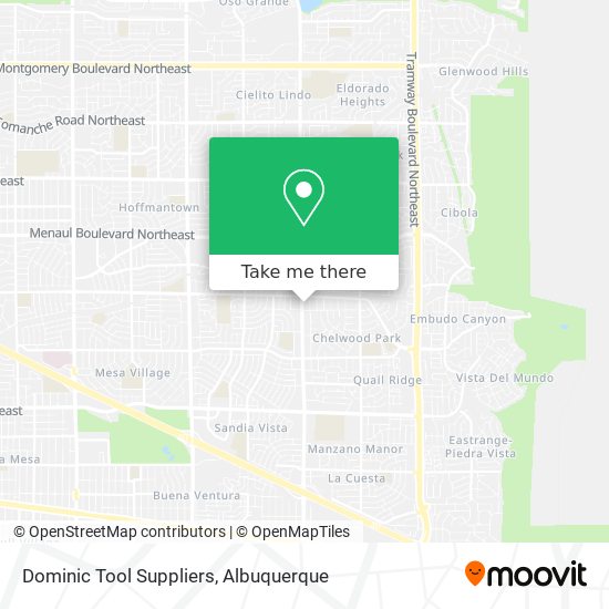 Mapa de Dominic Tool Suppliers