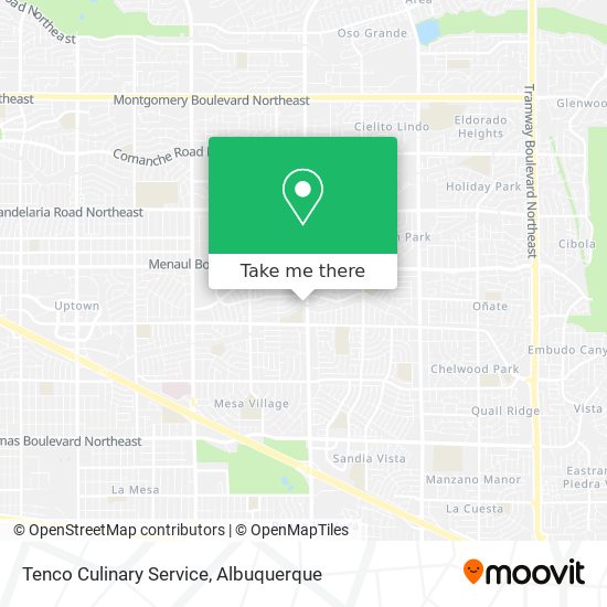 Tenco Culinary Service map