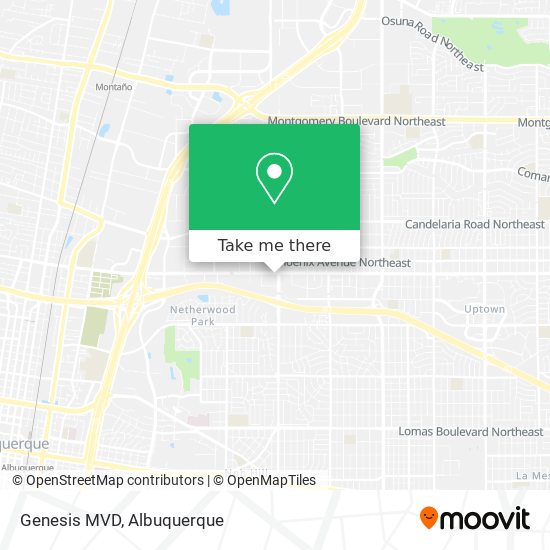 Genesis MVD map
