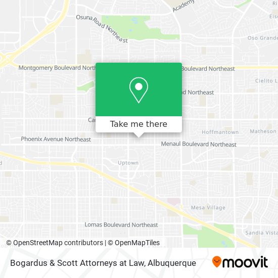Mapa de Bogardus & Scott Attorneys at Law