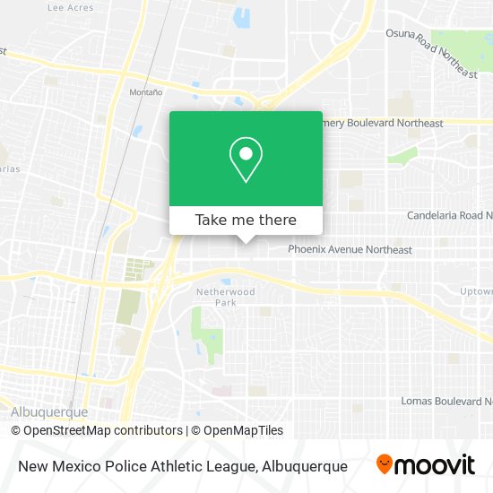 Mapa de New Mexico Police Athletic League