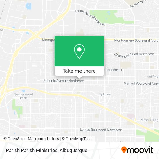 Parish Parish Ministries map