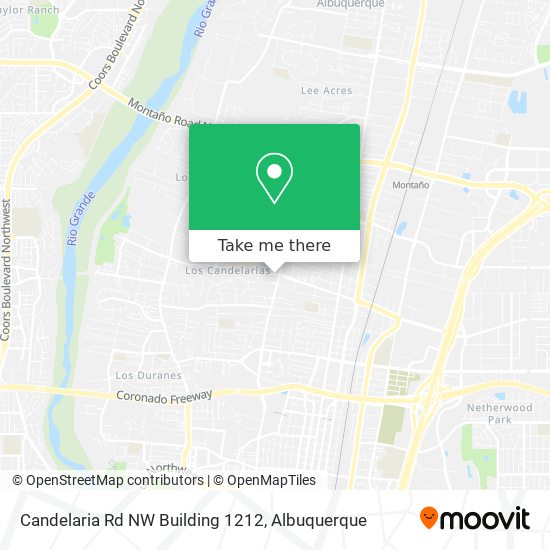 Mapa de Candelaria Rd NW Building 1212