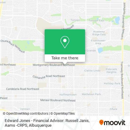 Edward Jones - Financial Advisor: Russell Janis, Aams -CRPS map
