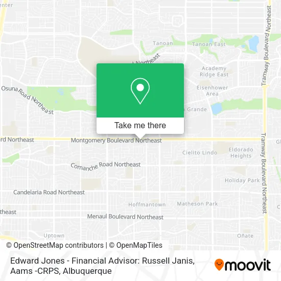 Edward Jones - Financial Advisor: Russell Janis, Aams -CRPS map