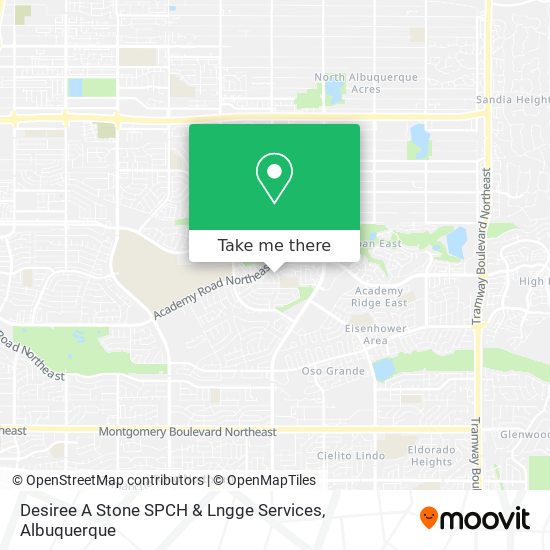 Desiree A Stone SPCH & Lngge Services map