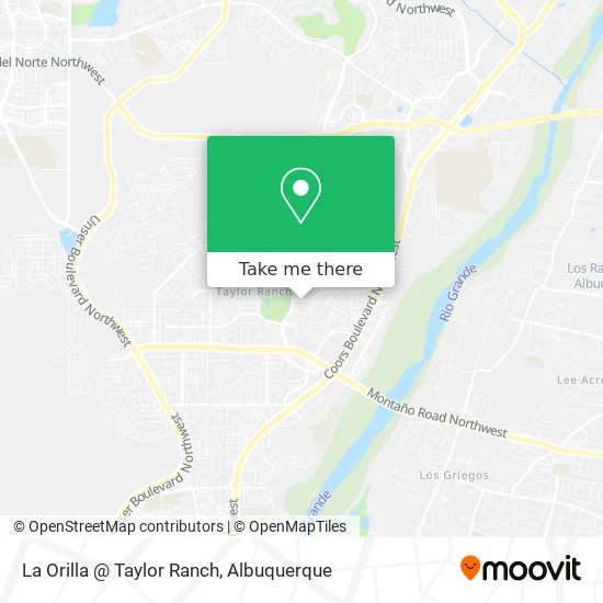 La Orilla @ Taylor Ranch map