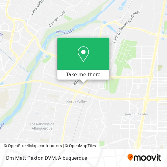 Dm Matt Paxton DVM map