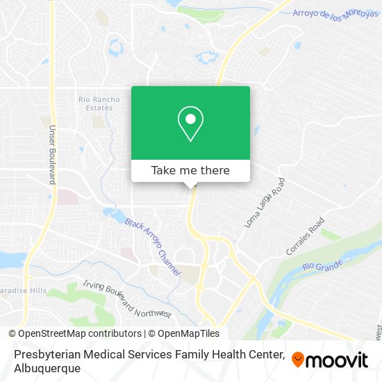 Presbyterian Medical Services Family Health Center map