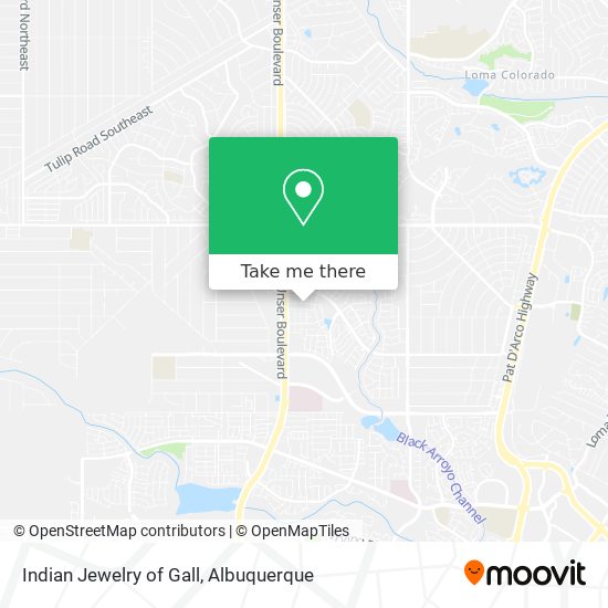 Indian Jewelry of Gall map