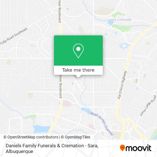 Mapa de Daniels Family Funerals & Cremation - Sara