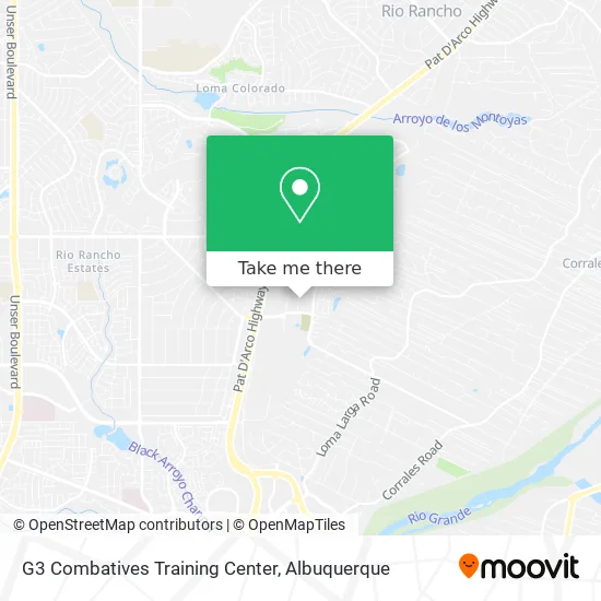 G3 Combatives Training Center map