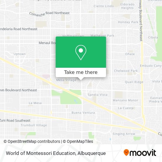 World of Montessori Education map