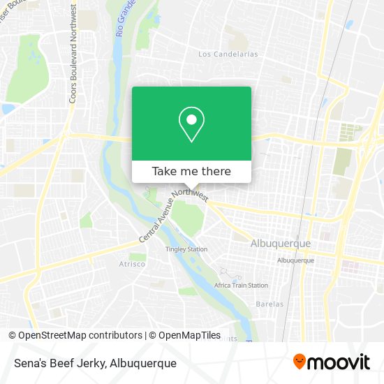 Sena's Beef Jerky map