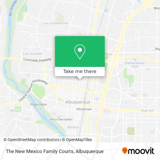 The New Mexico Family Courts map